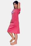 Sweetmoon Long T Shirt Nightdress - Pink — thumbnail 3